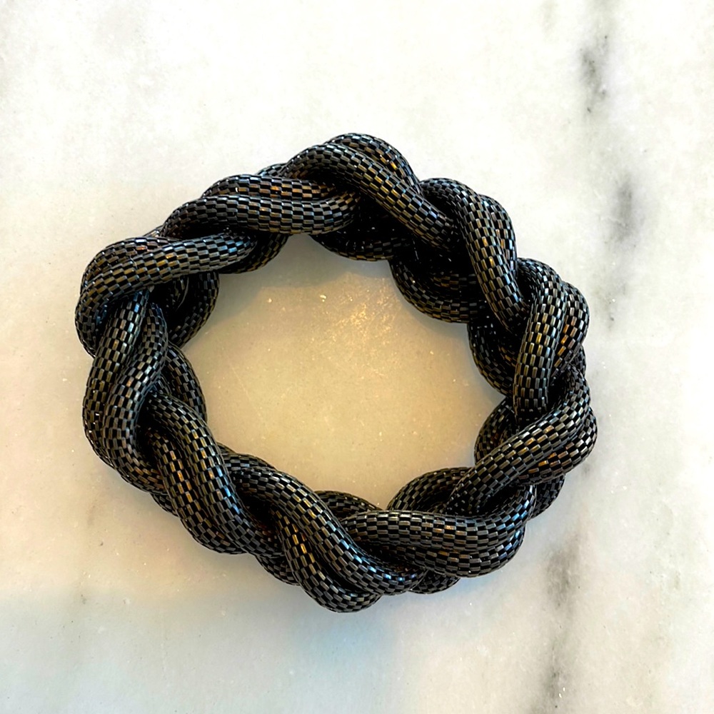 Metal braid bracelet